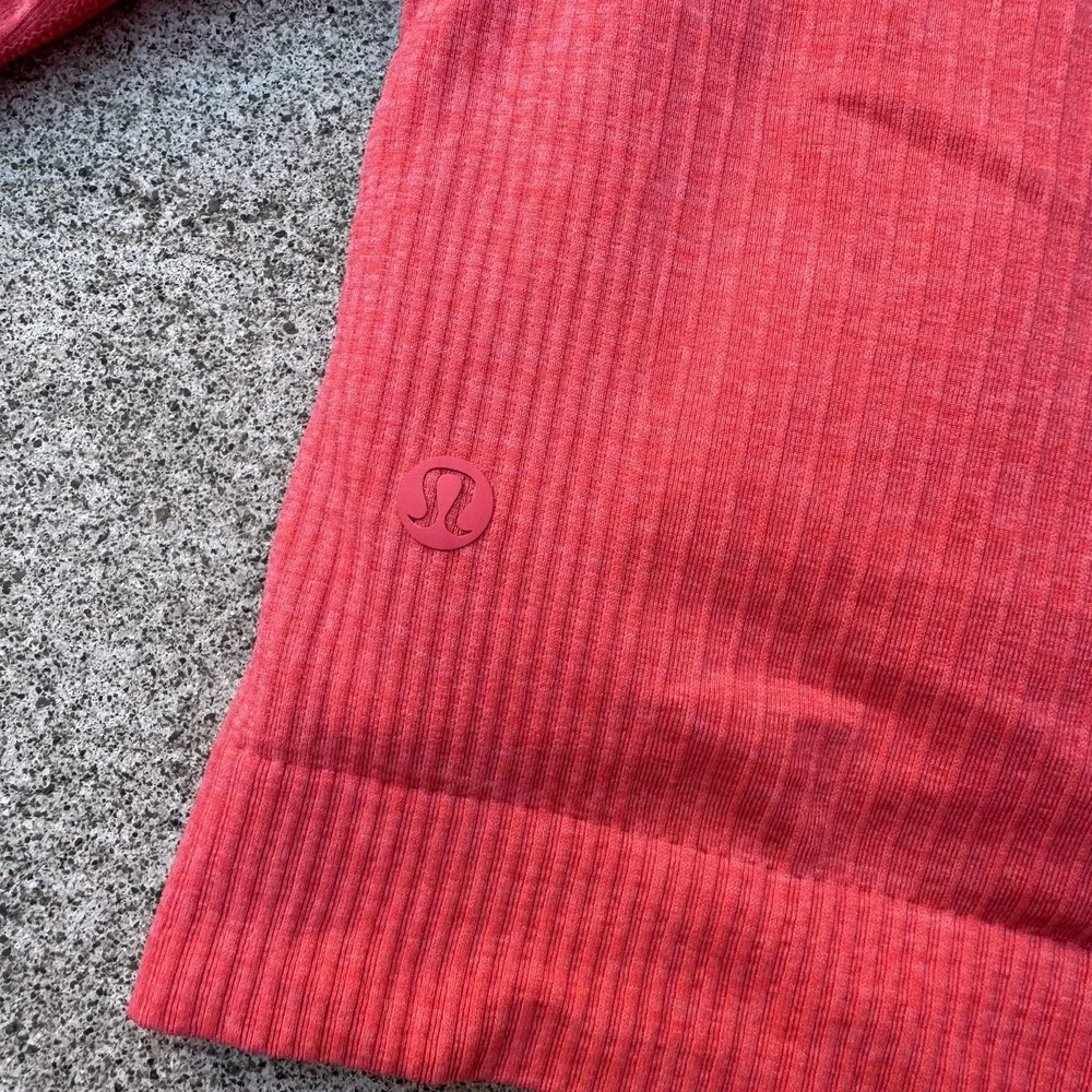 Lululemon Ebb to Street Long Sleeve‎ Shirt Pale Raspberry Size 8